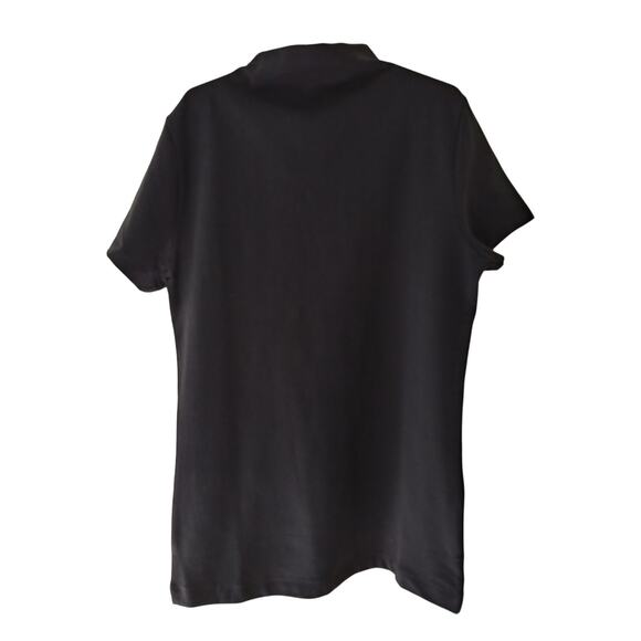 NWT Madewell Short-Sleeve Mockneck Tee Black XS - Picture 7 of 10